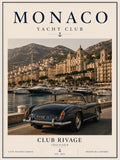 Monaco Yacht Club Poster