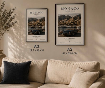 Monaco Yacht Club Poster